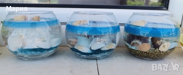 Чаши с гел восък , снимка 8 - Чаши - 50812239