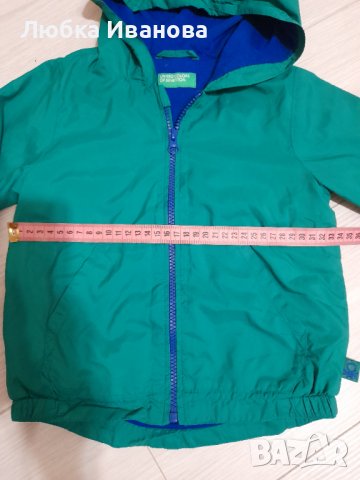 Детско тънко яке- Beneton , снимка 2 - Бебешки якета и елеци - 41778161