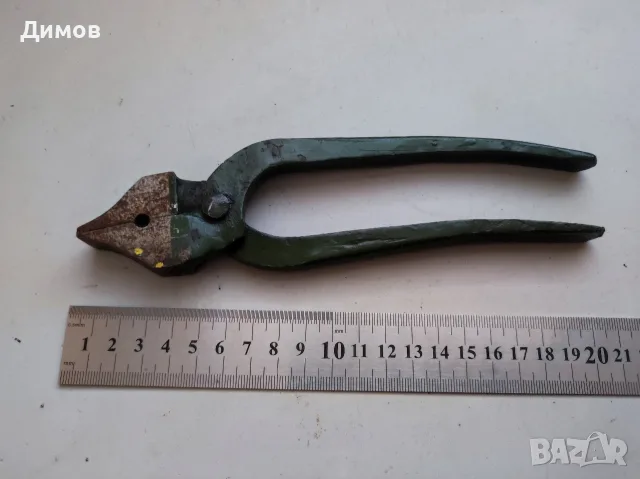 Немски Обущарски Сарашки клещи, снимка 2 - Клещи - 56269254