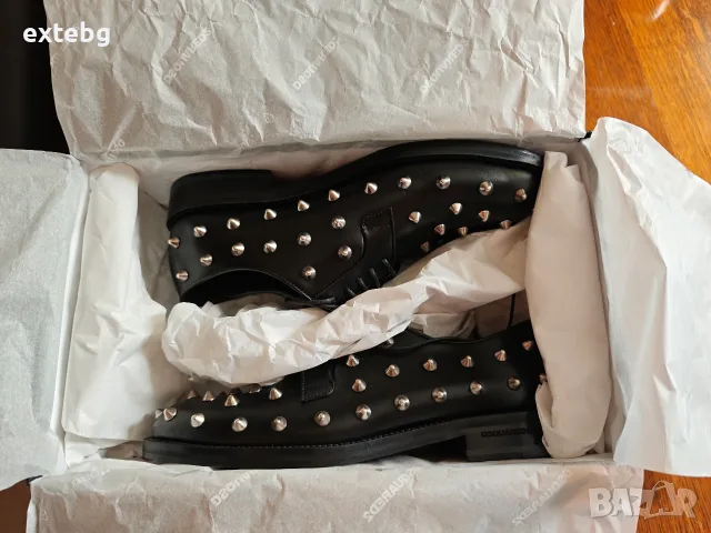 DSQUARED2 нови оригинални кожени обувки разм.42, снимка 8 - Официални обувки - 53802293