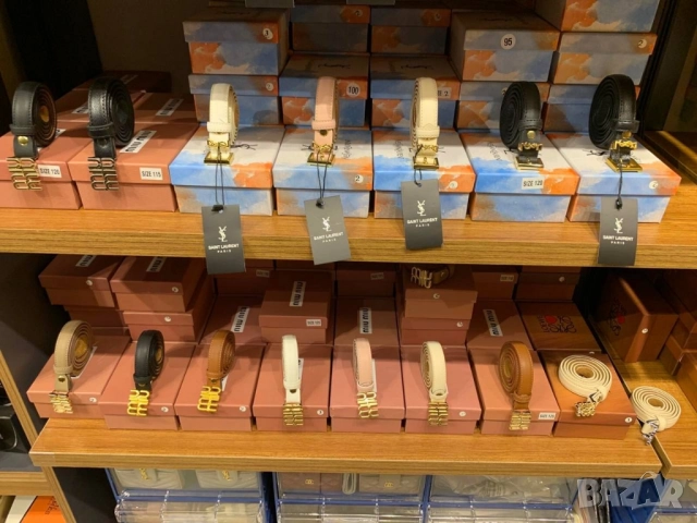 колани от естествена кожа в кутия ysl saint laurent hermes celine , снимка 12 - Колани - 51562132