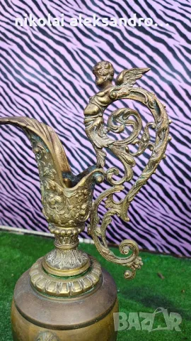 френски месингов съд., снимка 3 - Антикварни и старинни предмети - 48436706