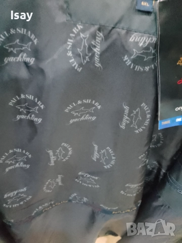 Мъжко пролетно есенно яке Паул Шарк в тъмно син цвят 6ХЛ 7ХЛ последни размери, снимка 4 - Якета - 52375738