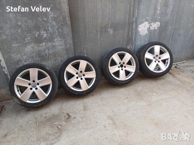 джанти с гуми 17 5х112, снимка 3 - Гуми и джанти - 53864846