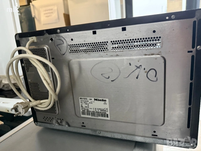 Черна микровълнова печка МИеле , снимка 7 - Микровълнови - 53356811