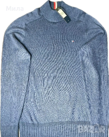 Tommy Hilfiger - Мъжки пуловер ( Мериносова Вълна 100%  ) / L, снимка 2 - Пуловери - 52631320