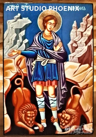 Икона на Свети Пророк Данаил, ikona Sveti Prorok Danail, снимка 1 - Икони - 16145575