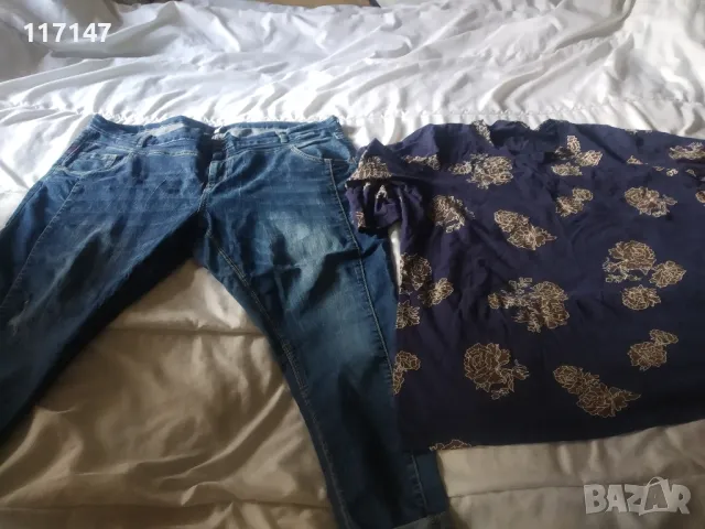 страхотен макси лот размер 54, снимка 3 - Дънки - 47913104