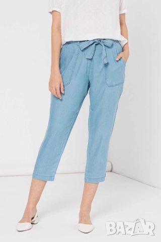 Дамски 3/4 панталон Blue Seven, 100% лиосел, Светлосин, XXL