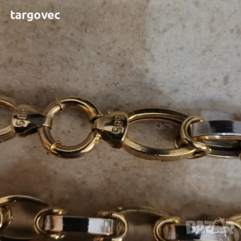 масивен златен синджир ланец 56 грама 14 карата, снимка 4 - Колиета, медальони, синджири - 48485730