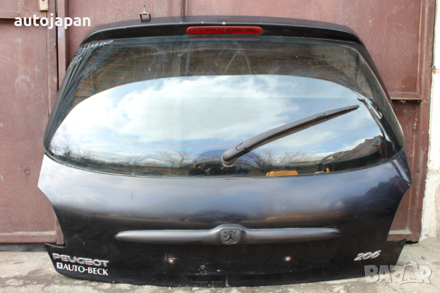 Заден черен капак багажник Пежо 206 1.4 75кс 2врати 02г Peugeot 206 1.4 75hp 2002