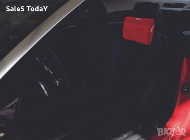 Възглавница за път, 1бр. универсална, SPARCO, червен, снимка 2 - Аксесоари и консумативи - 34292717