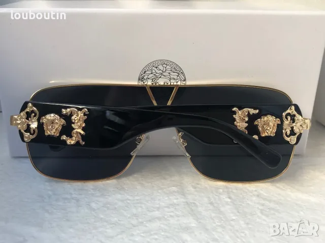 Versace маска 2024 мъжки слънчеви очила унисекс дамски бели черни , снимка 18 - Слънчеви и диоптрични очила - 47742807