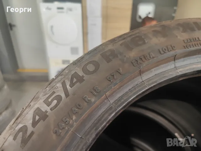 2бр.летни гуми 245/40/18 Continental, снимка 5 - Гуми и джанти - 56170814