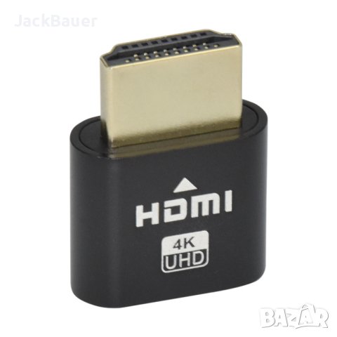 HDMI Dummy 4K - за Remote desktop и RTX 3060, снимка 1 - Кабели и адаптери - 40443866