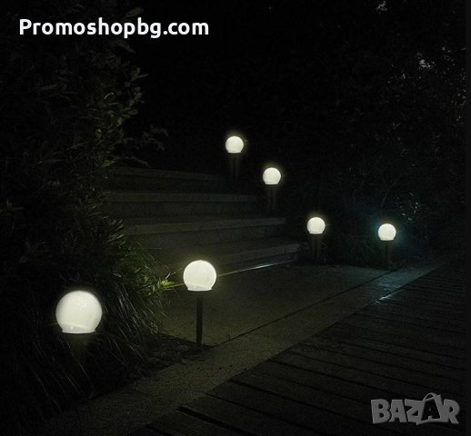 Комплект 4 бр соларни лампи, снимка 6 - Соларни лампи - 41374953