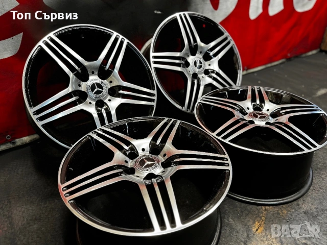Алуминиеви джанти за Мерцедес (Mercedes), 17 цола, 5х112, 4 броя, снимка 2 - Гуми и джанти - 53629445