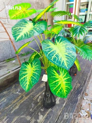 Изкуствени палми 90 см, снимка 3 - Декорация за дома - 53845913