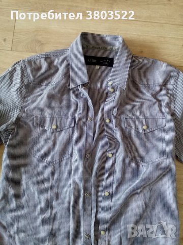 оригинална риза AJ Armani jeans, L и ХL, снимка 6 - Ризи - 44743929