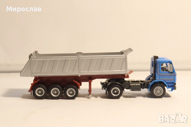 HERPA 1:87 SCANIA САМОСВАЛ ГОНДОЛА КАМИОН МОДЕЛ, снимка 5 - Колекции - 53745241