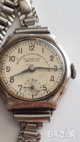 Дамски сребърен часовник Goldsmiths silversmiths Ltd 112, снимка 3 - Антикварни и старинни предмети - 41938293
