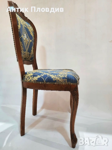 Комплект 4 трапезни стола в стил Луи XV, снимка 7 - Столове - 53440461