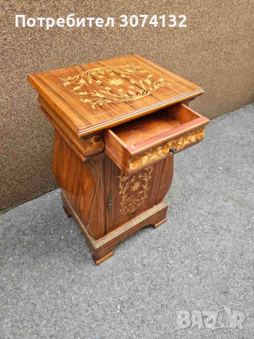 Уникален шкаф с интарзия, снимка 7 - Шкафове - 52829176