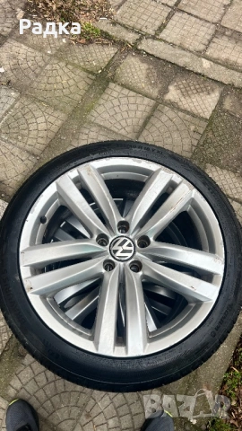 Джанти с гуми 18цола за vw, снимка 3 - Гуми и джанти - 53219941