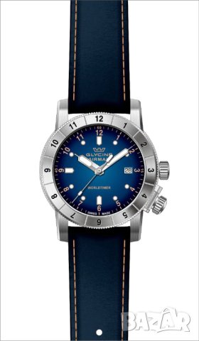 Glycine Airman Worldtimer, снимка 1 - Мъжки - 42687806