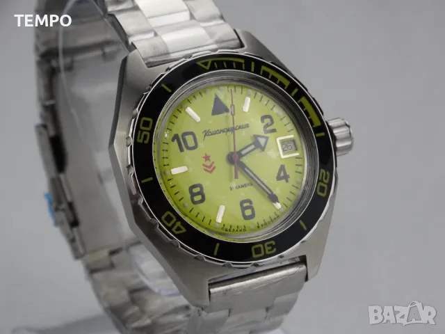 ВОСТОК КОМАНДИРСКИЕ АВТОМАТИЧЕН  ref: 650855, снимка 15 - Мъжки - 42175799