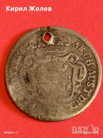 Сребърна монета 10 кройцера 1742г. Мария Терезия Австрия за КОЛЕКЦИЯ 52904, снимка 10 - Нумизматика и бонистика - 53106717