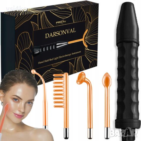 Дарсонвал с 4 приставки BLACKED, снимка 2 - Други - 42001920