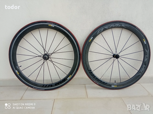 карбонови капли с гуми.28 цола.