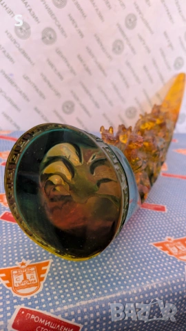 АКРИЛНА СКУЛПТУРА НА КОНЕ, снимка 3 - Статуетки - 53645066