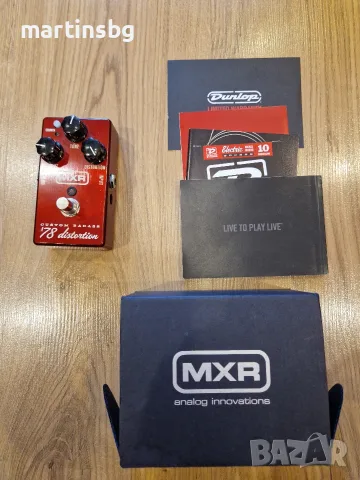 MXR Custom Badass '78 Distortion - дисторшън за китара, снимка 7 - Китари - 55704751