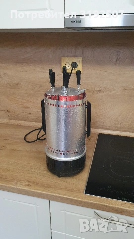 Вертикален грил за шишове от СССР 