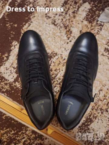 Мъжки обувки Geox естествена кожа 46 номер , снимка 2 - Маратонки - 53572101