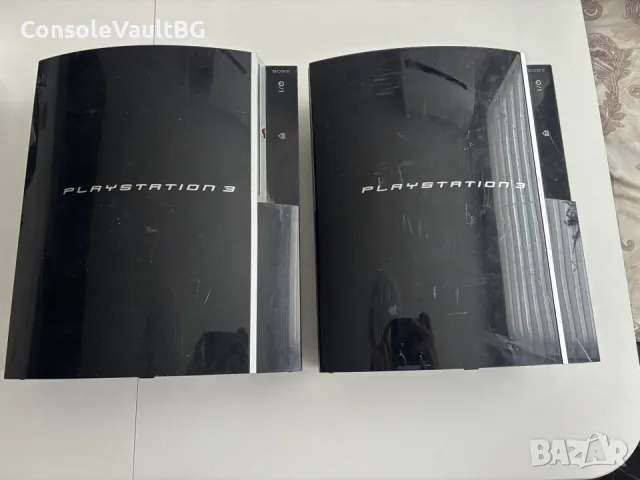 2x PlayStation 3 FAT – неработещи, за части или ремонт с гаранционни стикери