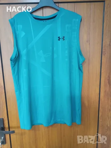Потник Under Armour в Тюркоазено Зелен Цвят Размер 3XL 100% Оригинален Внос от Англия