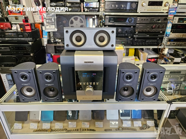 5.1 система за домашно кино и музика Samsung SPS-W210  Бас каса, център и 4 колони.  В отлично техни, снимка 2 - Тонколони - 52934792