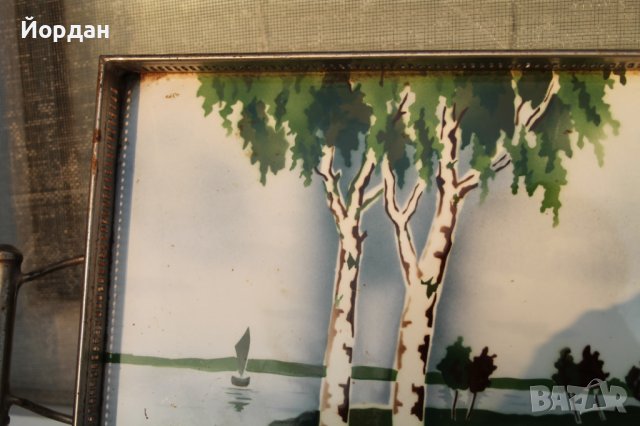 Чехословашки порцеланов поднос 1920 година , снимка 2 - Колекции - 39031966