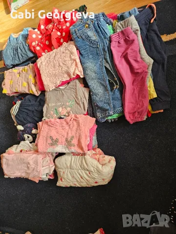 Голям лот дрехи за момиче 80-86см.