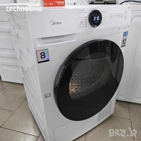 Немска инверторна сушилня с термопомпа Midea 8кг - МОДЕЛ 2025г - 2 ГОДИНИ ГАРАНЦИЯ, снимка 2 - Сушилни - 52803955