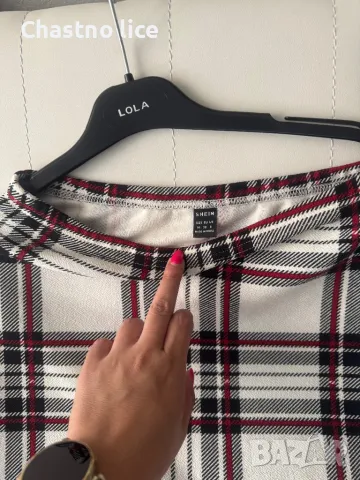 Къса карирана пола, снимка 3 - Поли - 50177763