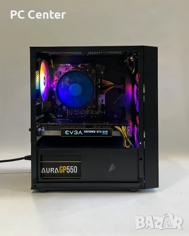 Геймърски компютър AMD Ryzen 5 1600, GTX 1070 8GB, 16GB ram, снимка 2 - Геймърски - 52582201