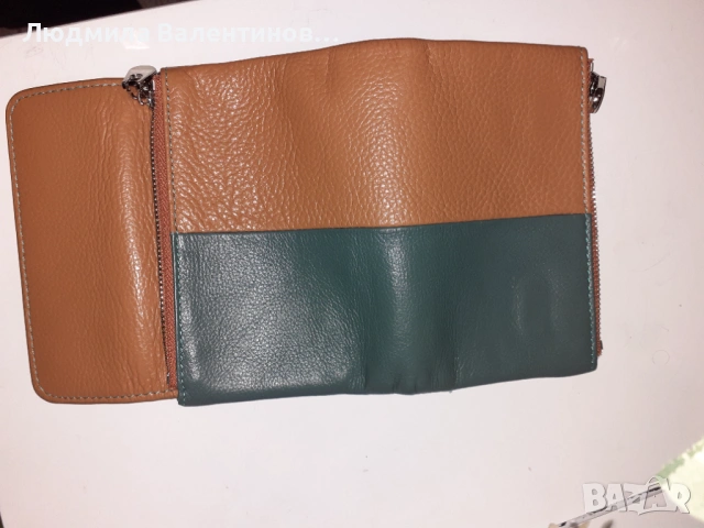 Портомне/ портфейл естествена кожа , снимка 3 - Портфейли, портмонета - 53222932