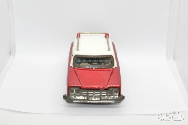 Метална ретро количка с механизъм, снимка 4 - Колекции - 52384386