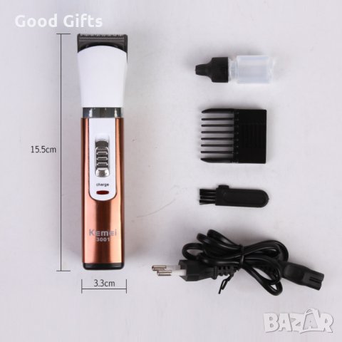 Машинка за подстригване Kemei Km-3001A, снимка 2 - Машинки за подстригване - 34707179