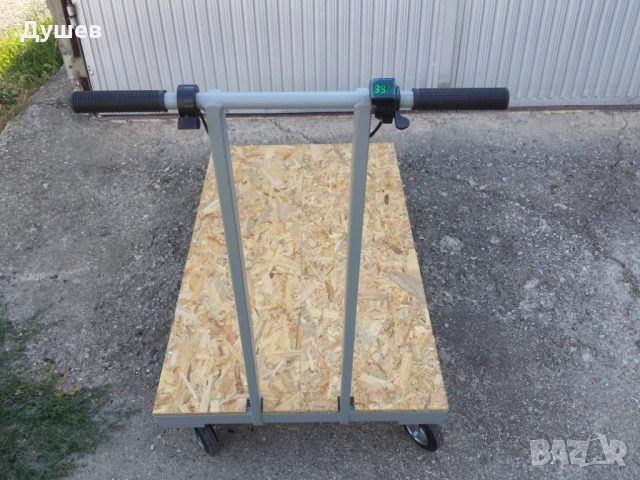 Електрическа товарна  количка (платформена), 36V Li-ion - до 200 кг., снимка 5 - Други машини и части - 51384632