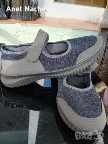 Дамски Обувки с дебела подметка, сиви, снимка 4 - Дамски ежедневни обувки - 52351062